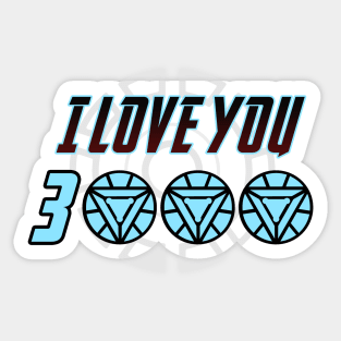 I Love You 3000 Sticker